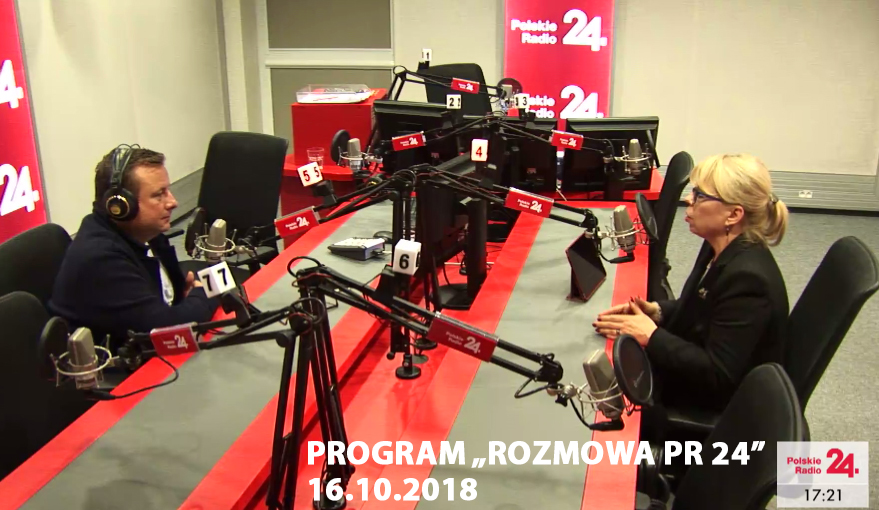 W gościnie  Polskiego Radia 24 w programie „Rozmowa PR 24”